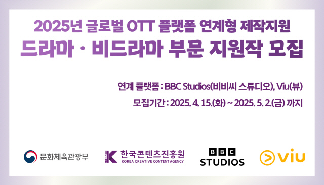 글로벌 OTT 플랫폼 연계형 제작지원. 콘진원 제공